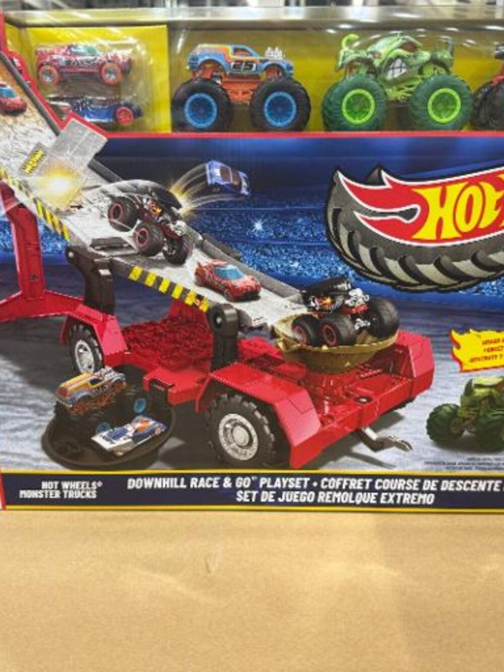 New Mattel Hot Wheels Monster Truck Downhill Bundle